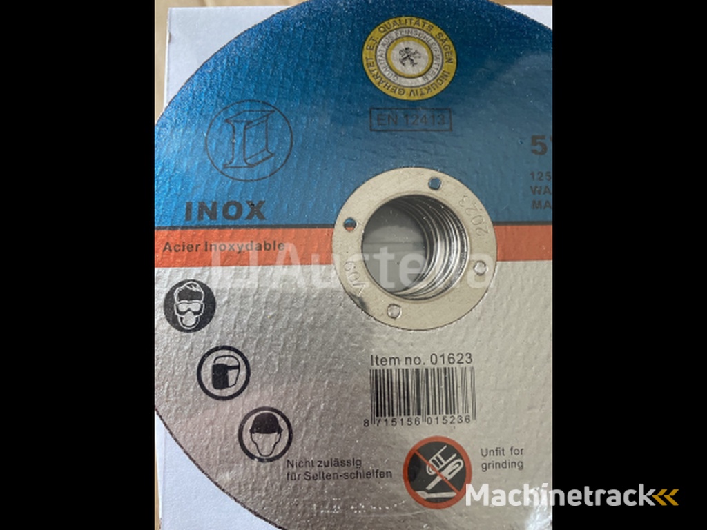 10 x grinding discs stainless steel 125 mm 5"