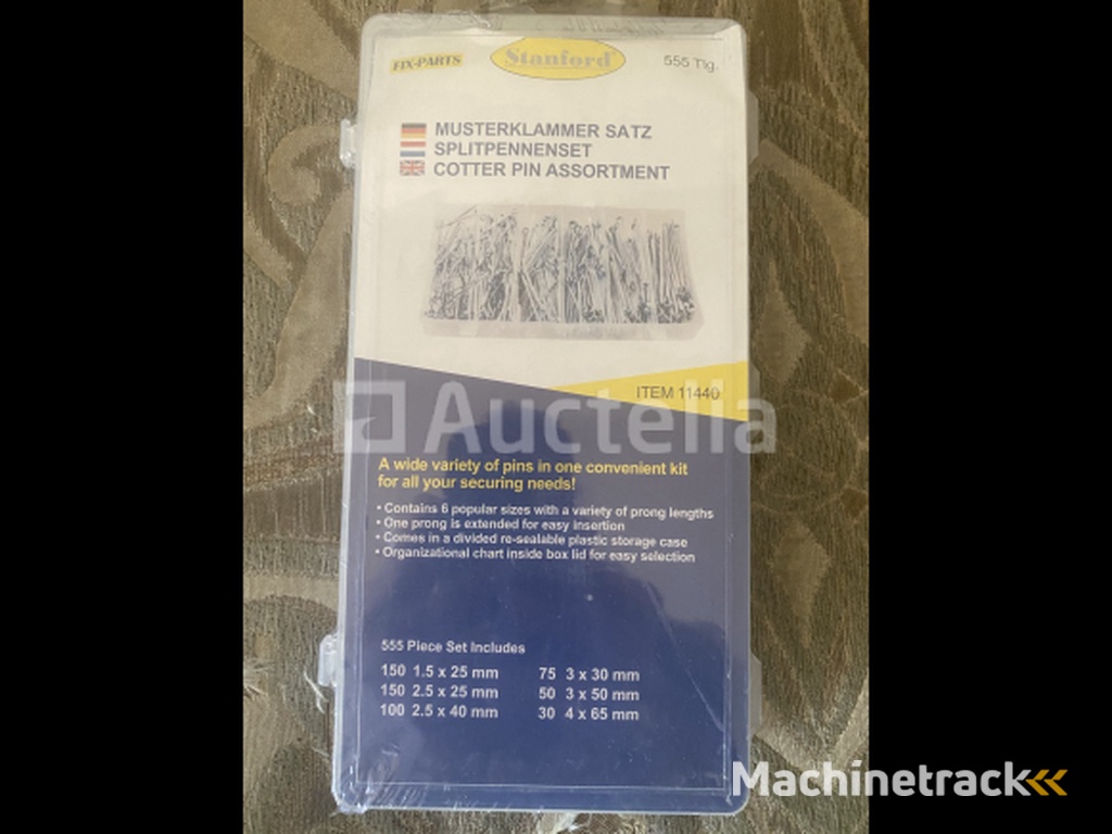 Split pin set 555 pieces