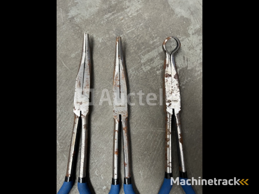 3 x long-mouth pliers