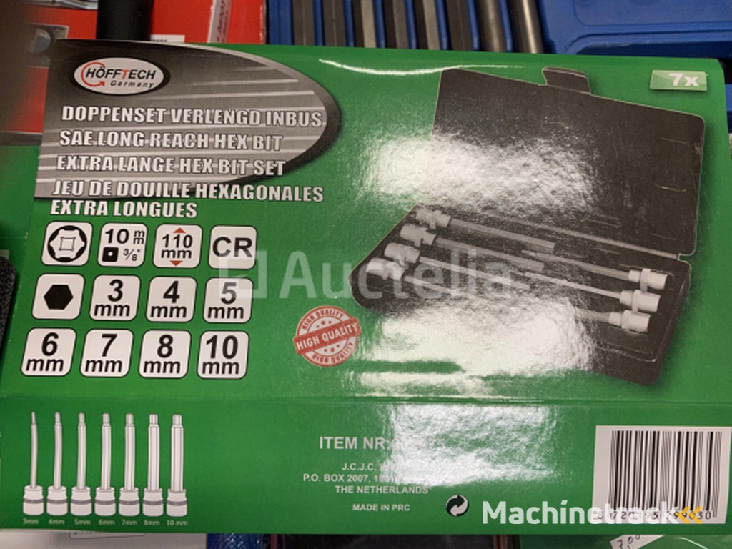 Socket set extended Allen key