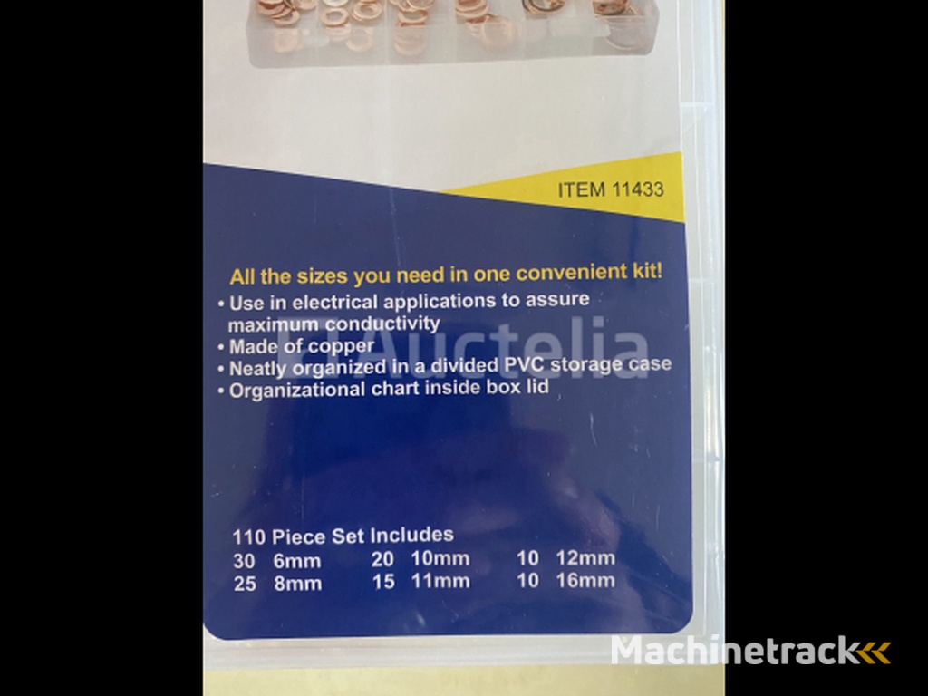 110 piece copper rings set