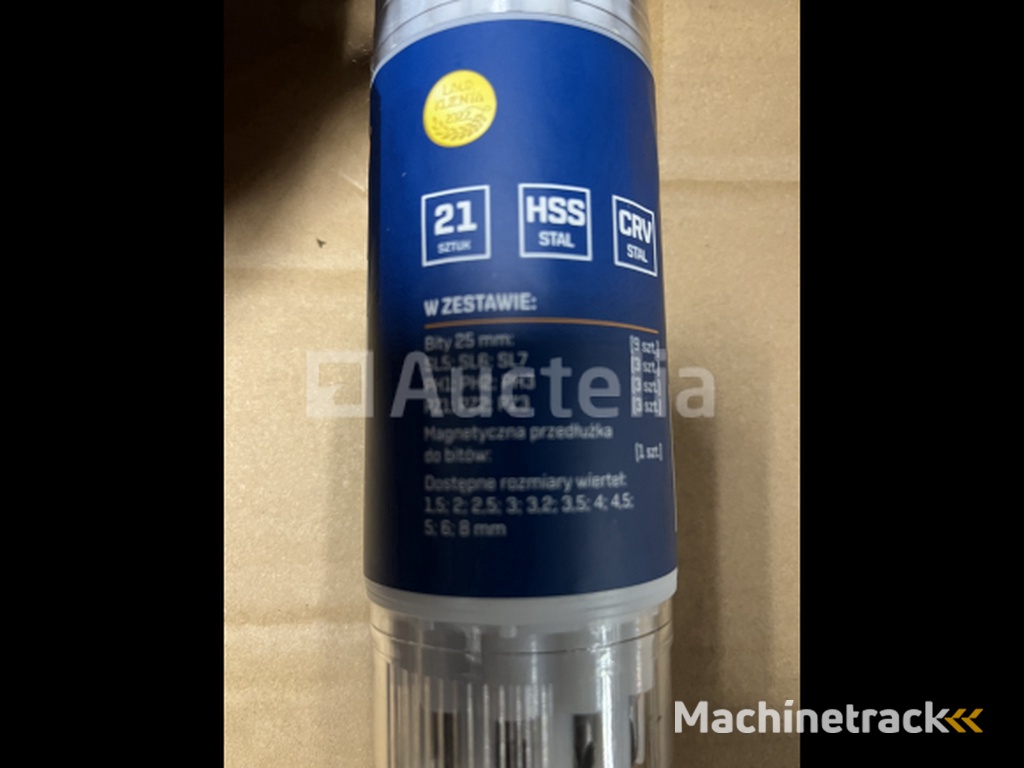 21 piece metal drills and bit set