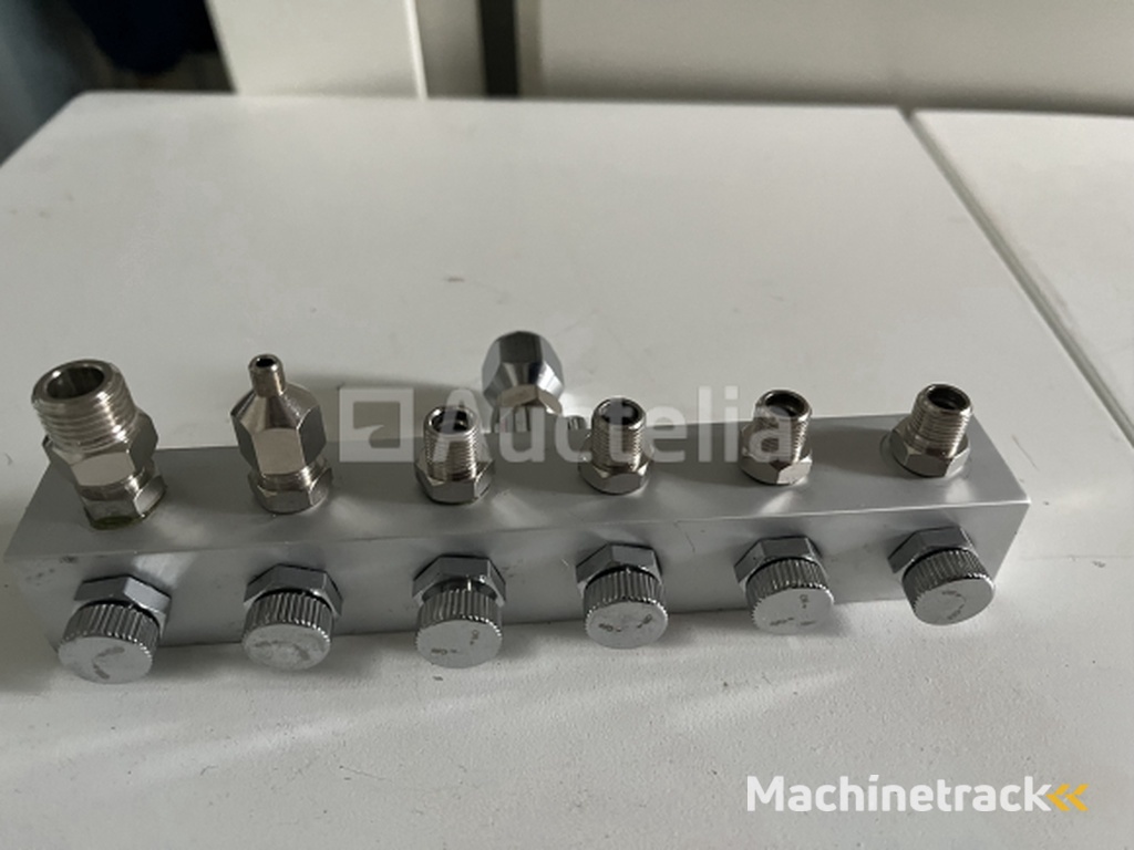 Airbrush persluchtverdeler 6-voudig