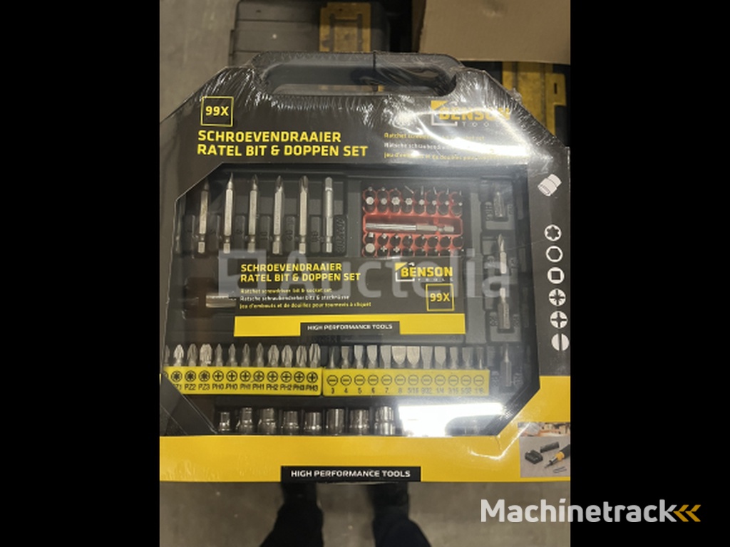 99 delige schroevendraaier ratelbit en doppen set