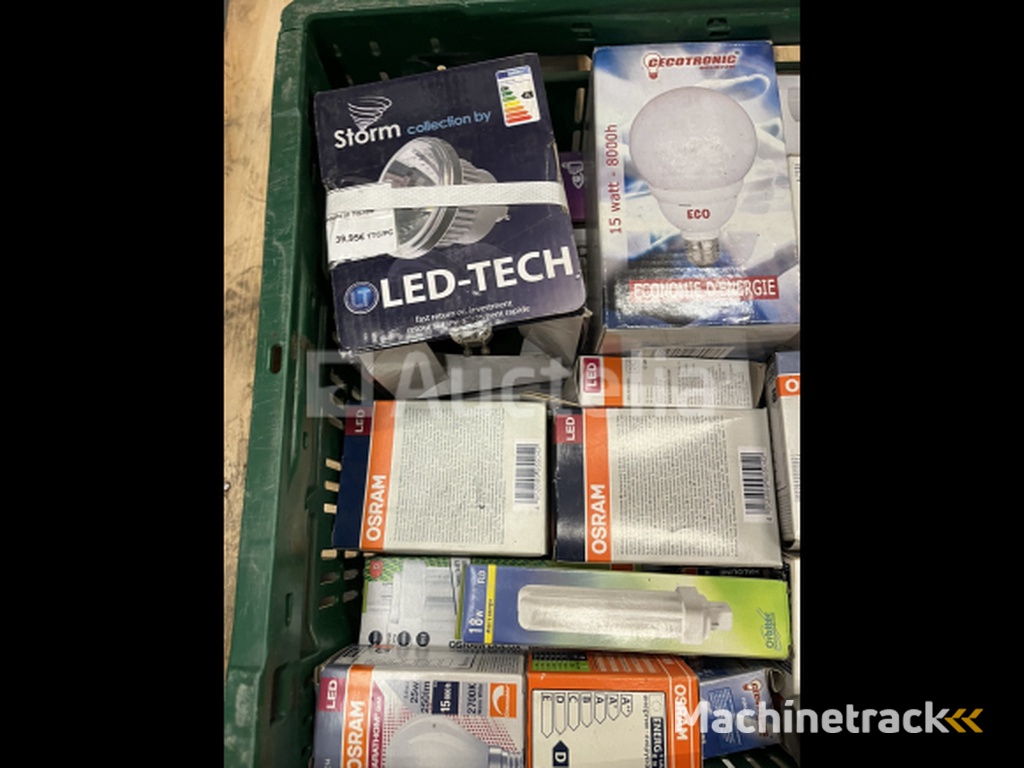 Partij lampen, led etc