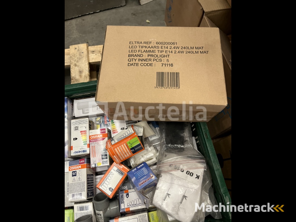 Partij lampen, led etc