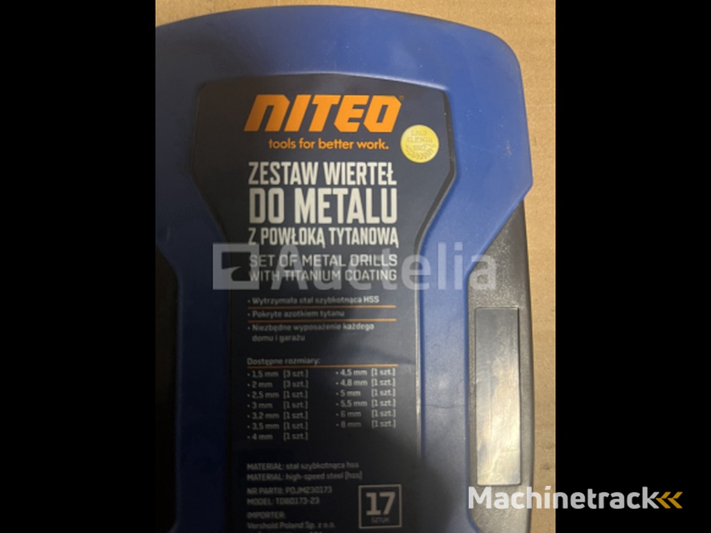 17 piece metal drill set Niteo