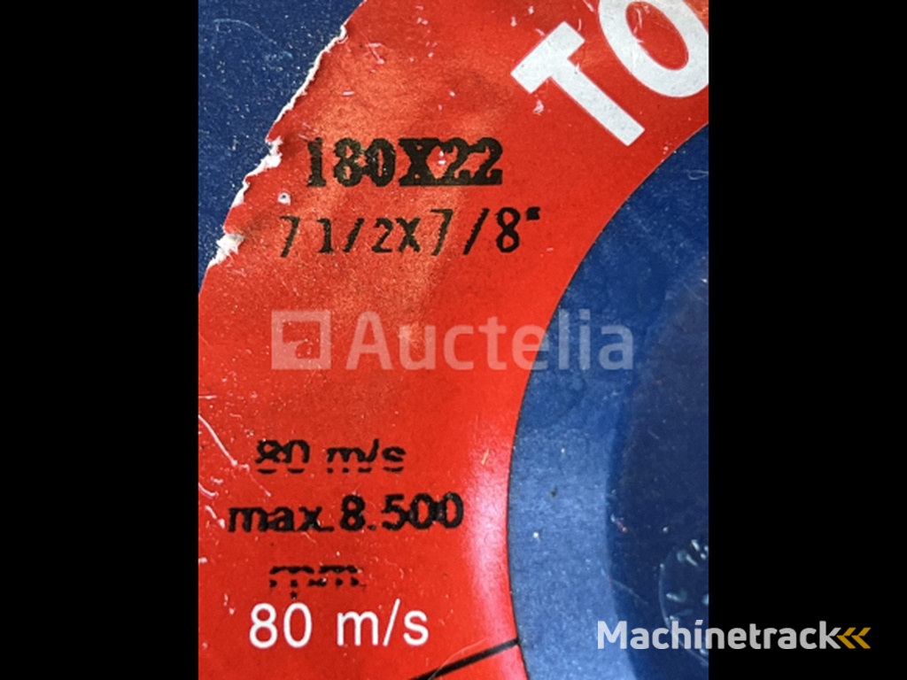 6 x zircon flap disc 180mm