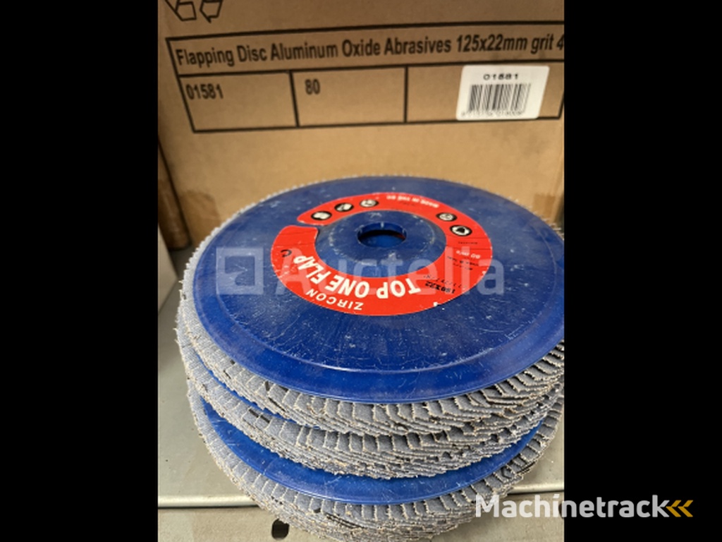 6 x zircon flap disc 180mm