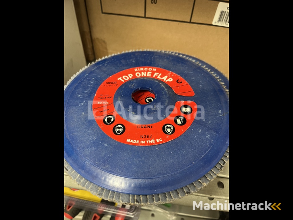 6 x zircon flap disc 180mm