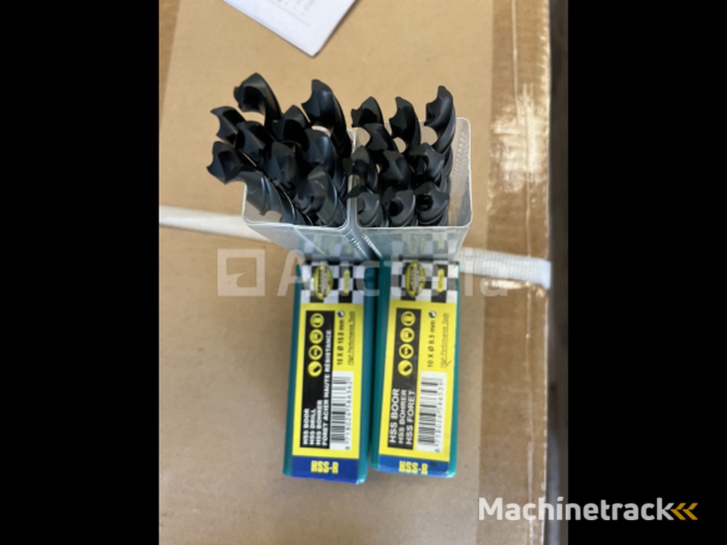20 HSS metal drills 9.5 and 10 mm