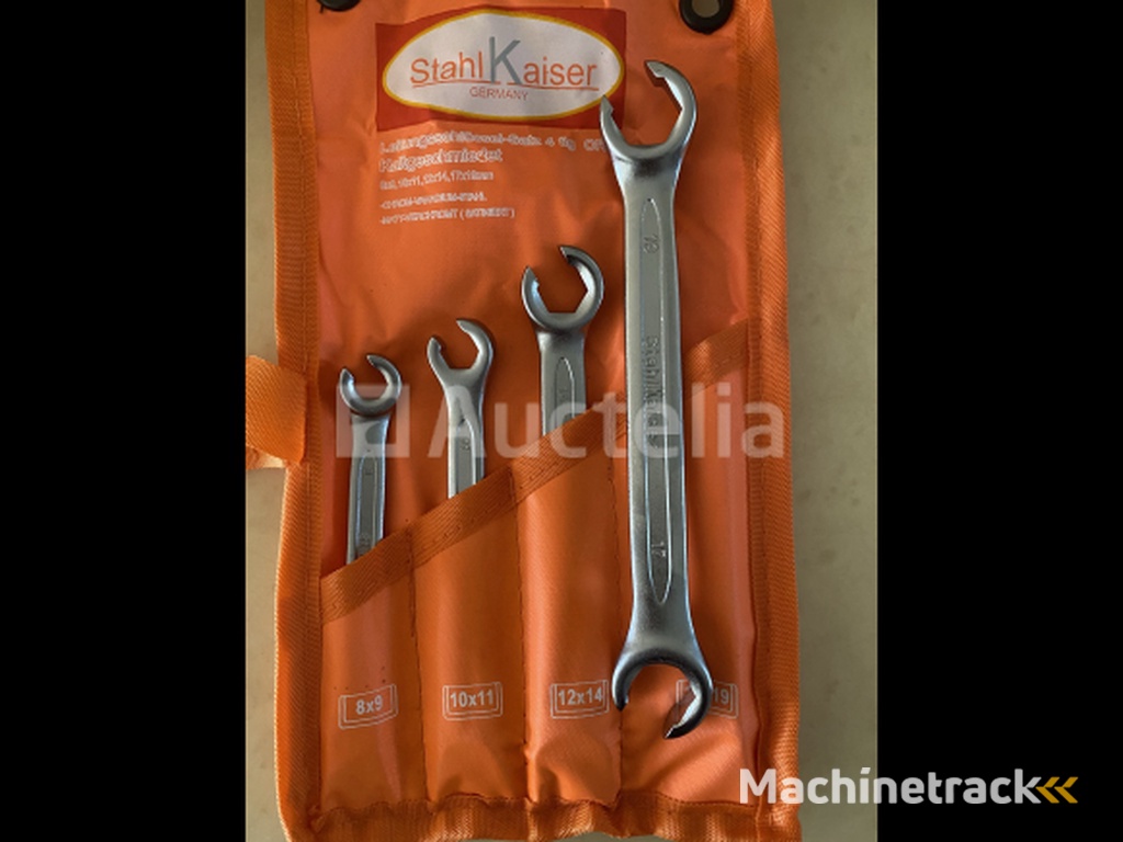 4 piece brake line wrench set 8-19mm