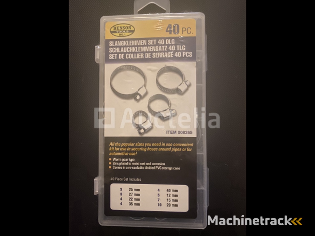 Hose clamp set 40 pieces