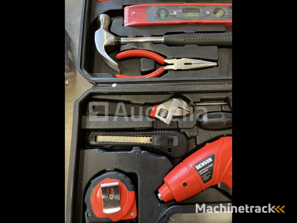 Tool set in case