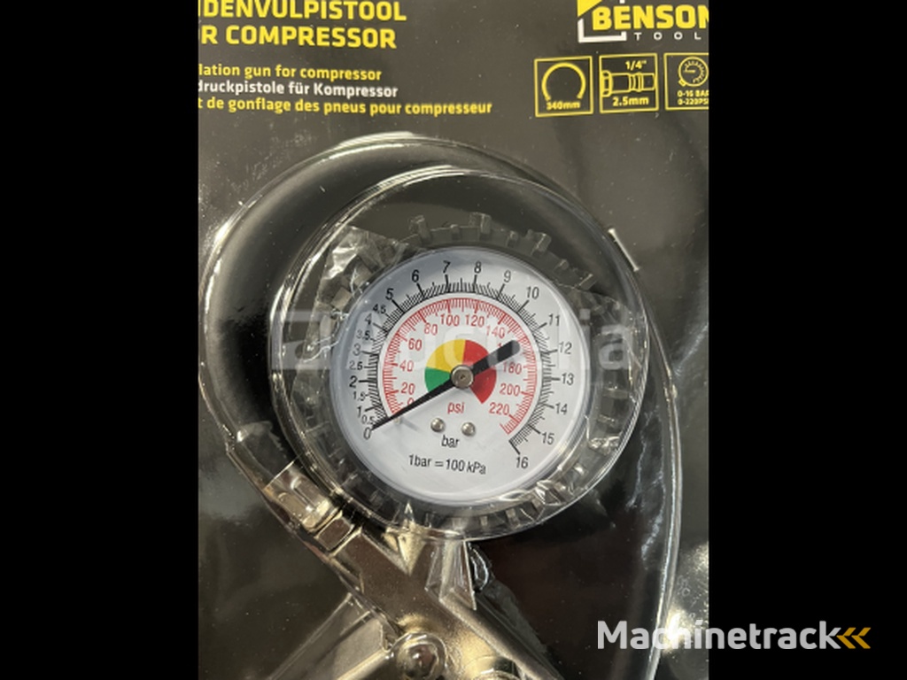 Banden vulpistool met meter