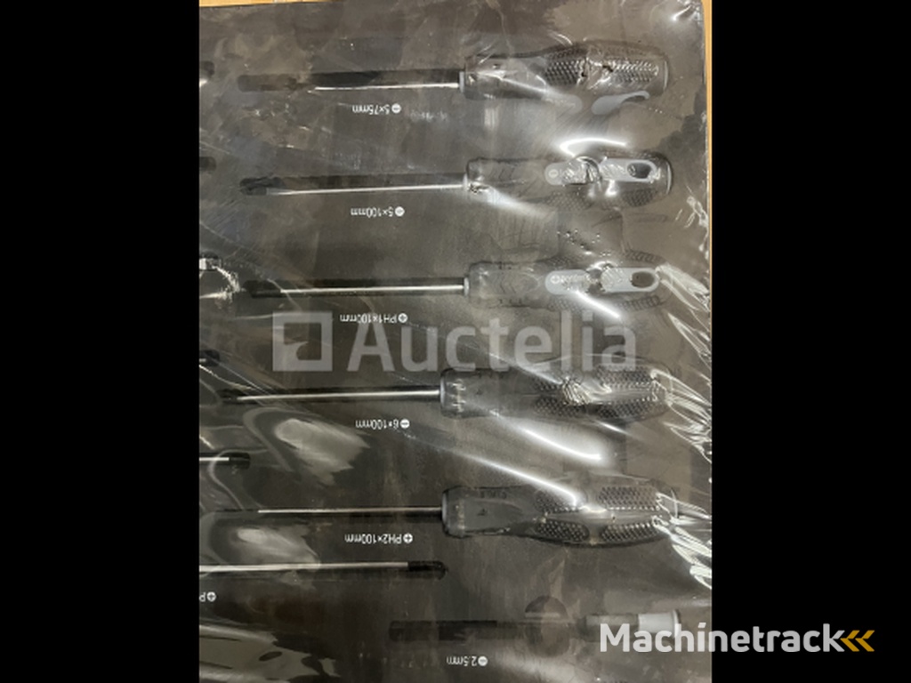 Inlay tray with screwdrivers