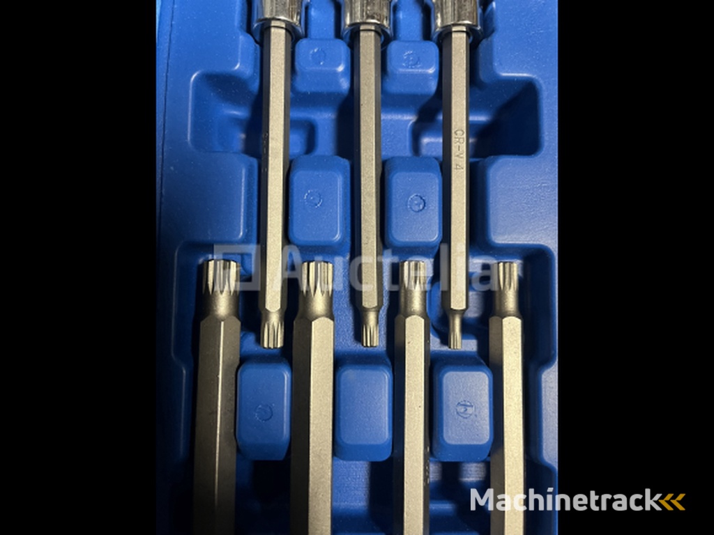 2 x extra long socket bit set Torx and Spline