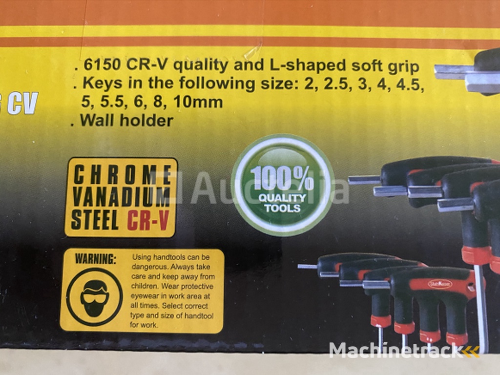 Allen ball head 10 pieces with rack