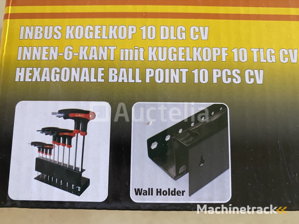 Allen ball head 10 pieces with rack