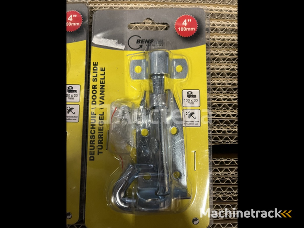 4 x deurschuif 125 mm