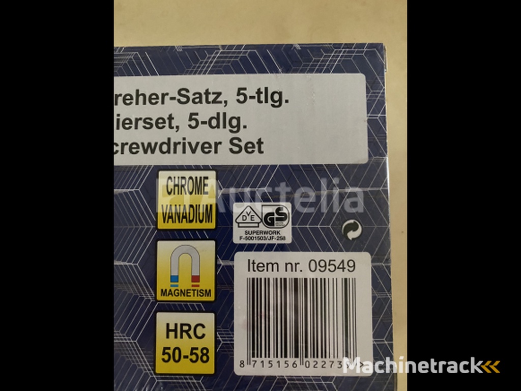 5 delige VDE schoevendraaier set