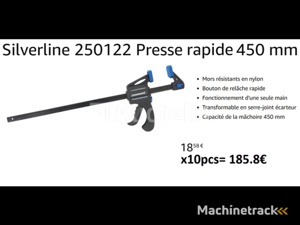 10 x 450 mm hogesnelheidspersen