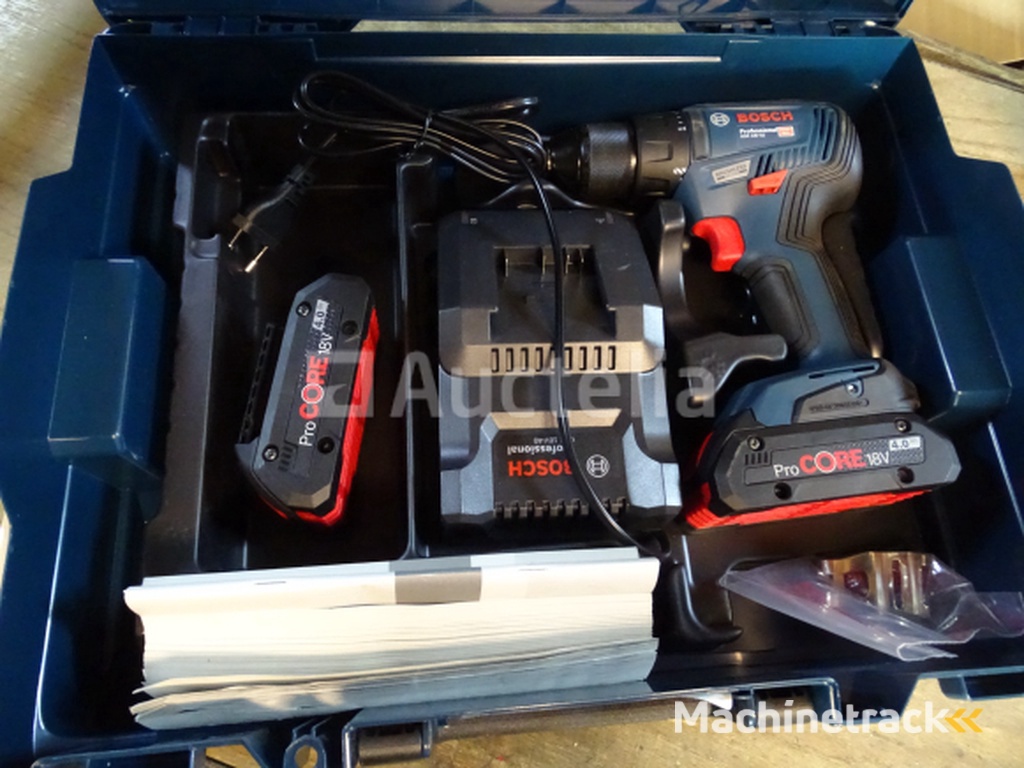 BOSCH GSR 18V-55 cordless drill driver in its systainer