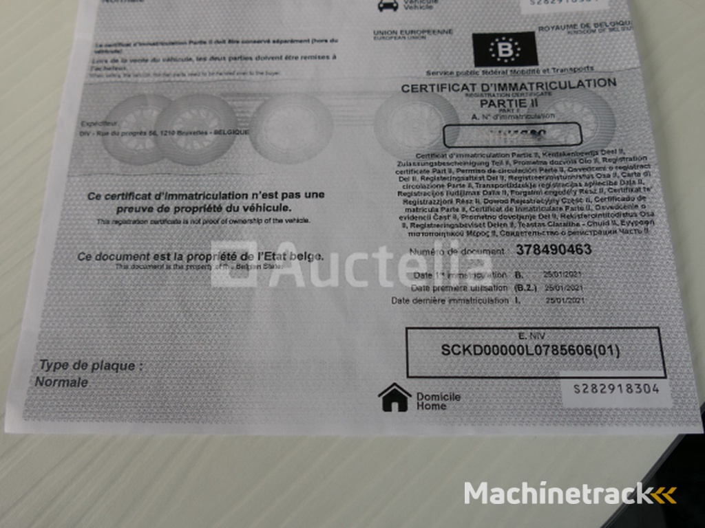 Ifor Williams 2Hb CT35 Voertuig Carrier Aanhangwagen (VIN:SCKD00000L0785606)