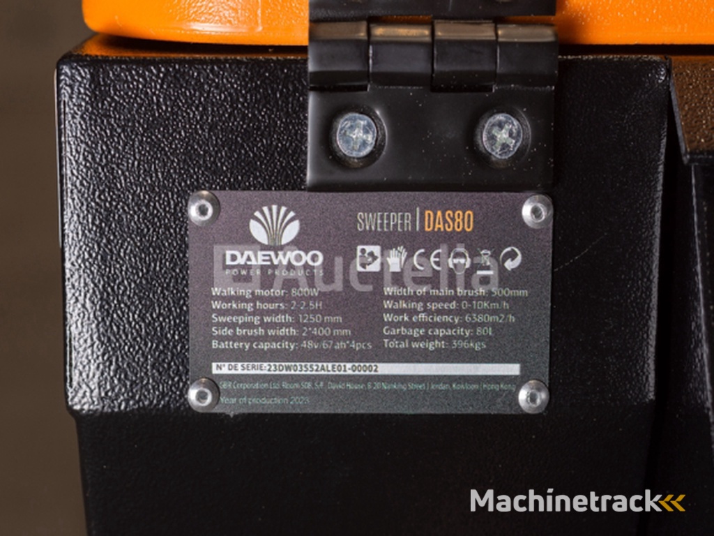 Daewoo DAS80 veegmachine veegmachine