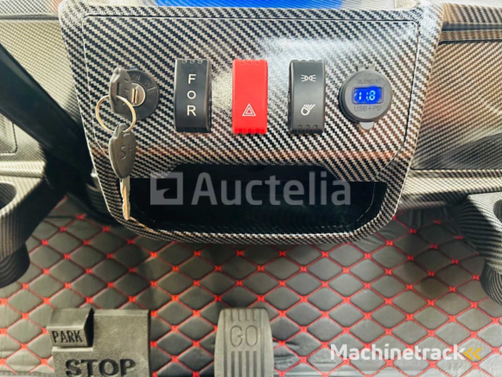 RTE - Golfkar met opslagbox Oranje