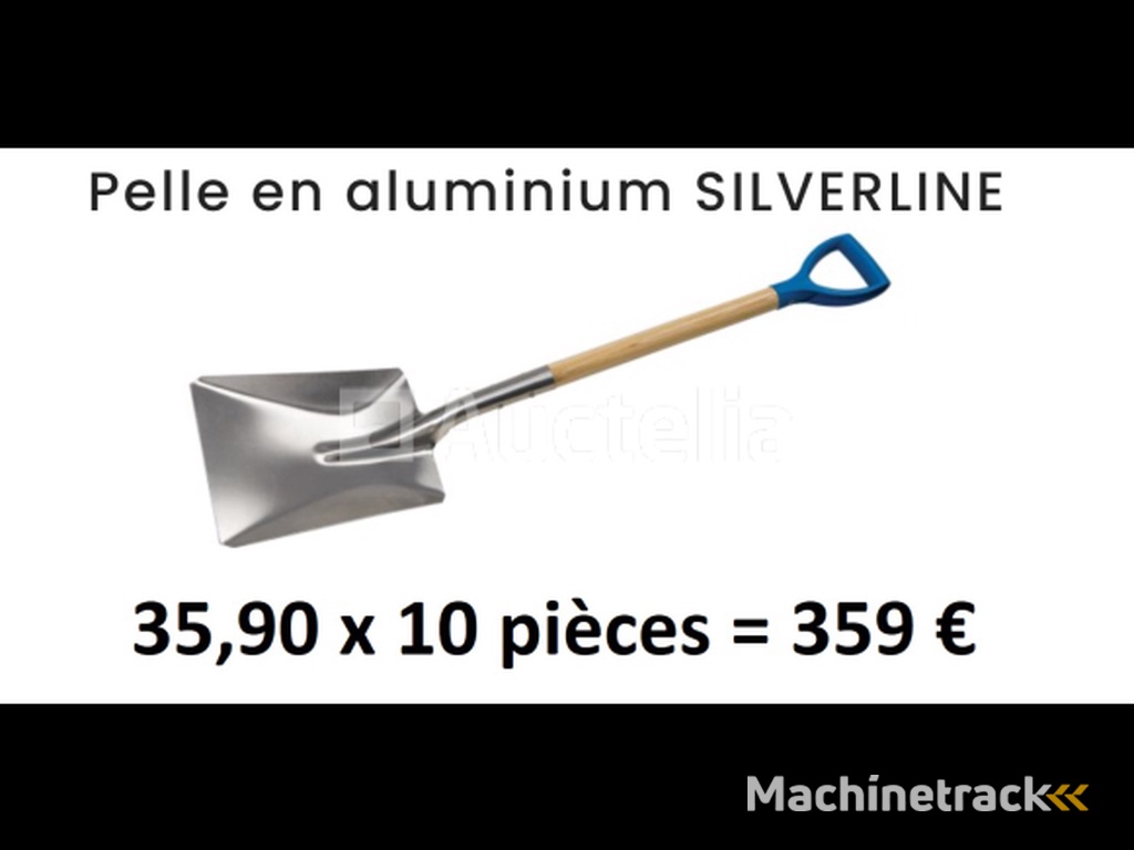 10 SILVERLINE aluminium schoppen