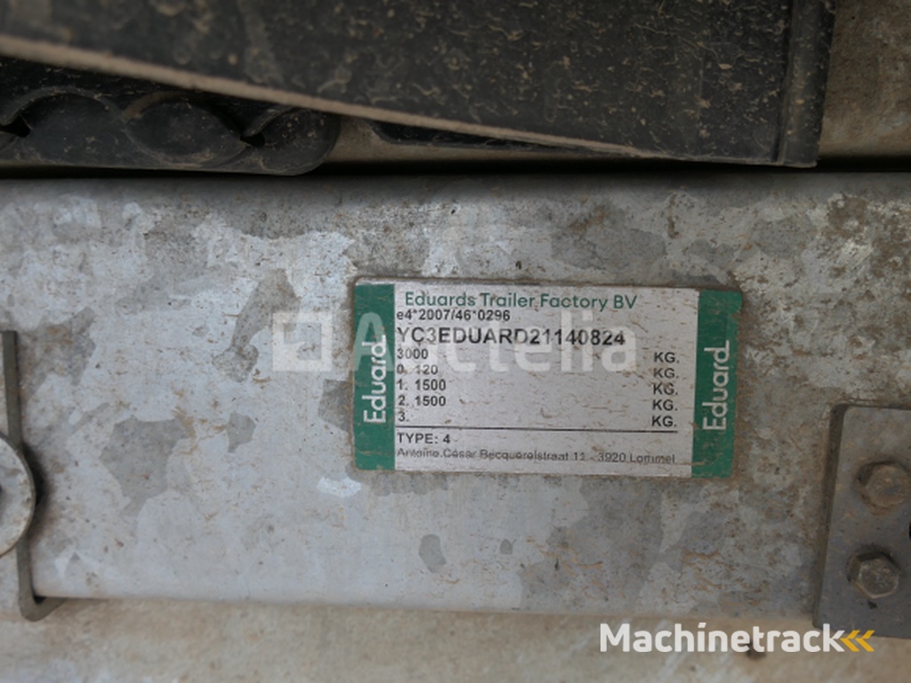 Eduard dubbelassige gaas aanhanger (VIN:YC3EDUARD21140824)