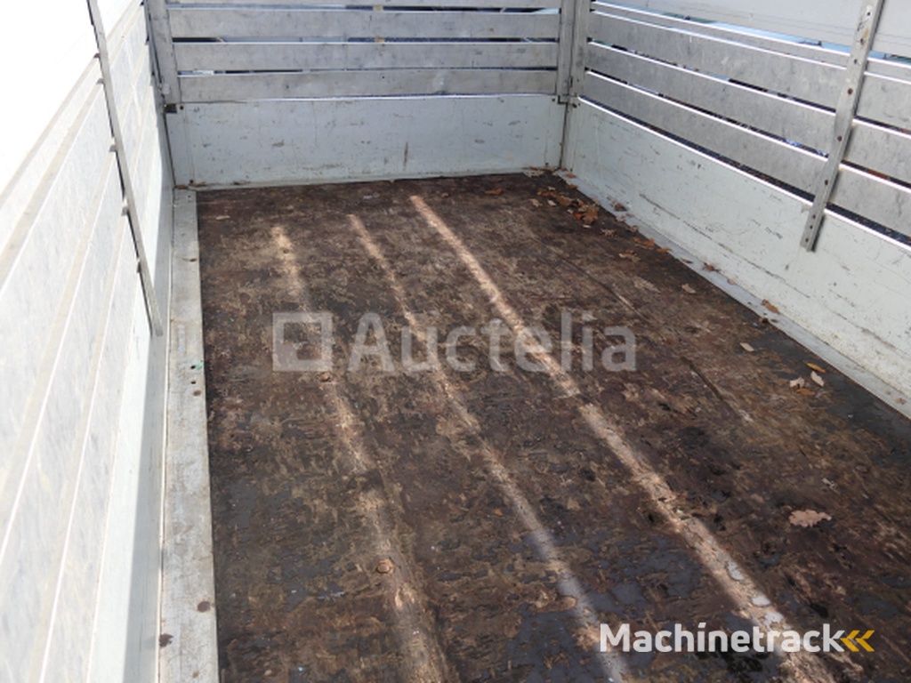 Dubbelassige dieplader met Meyer zijwanden en verlengstukken