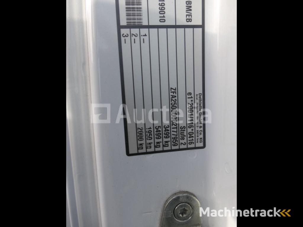 Stacaravan Fiat Dethleffs Just T7052, 90th Anniversary Series (2022-74.872 km) (VIN:ZFA25000002T77959)