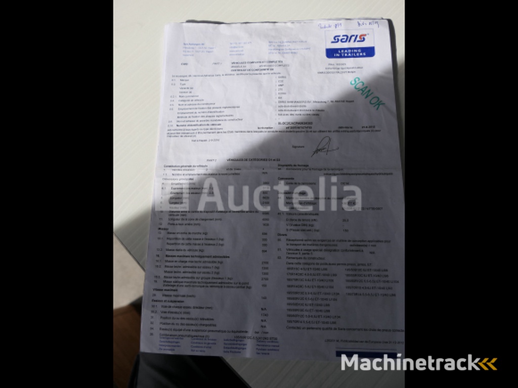 Saris C2700 dieplader (VIN:XLGC2CACPA0624353)