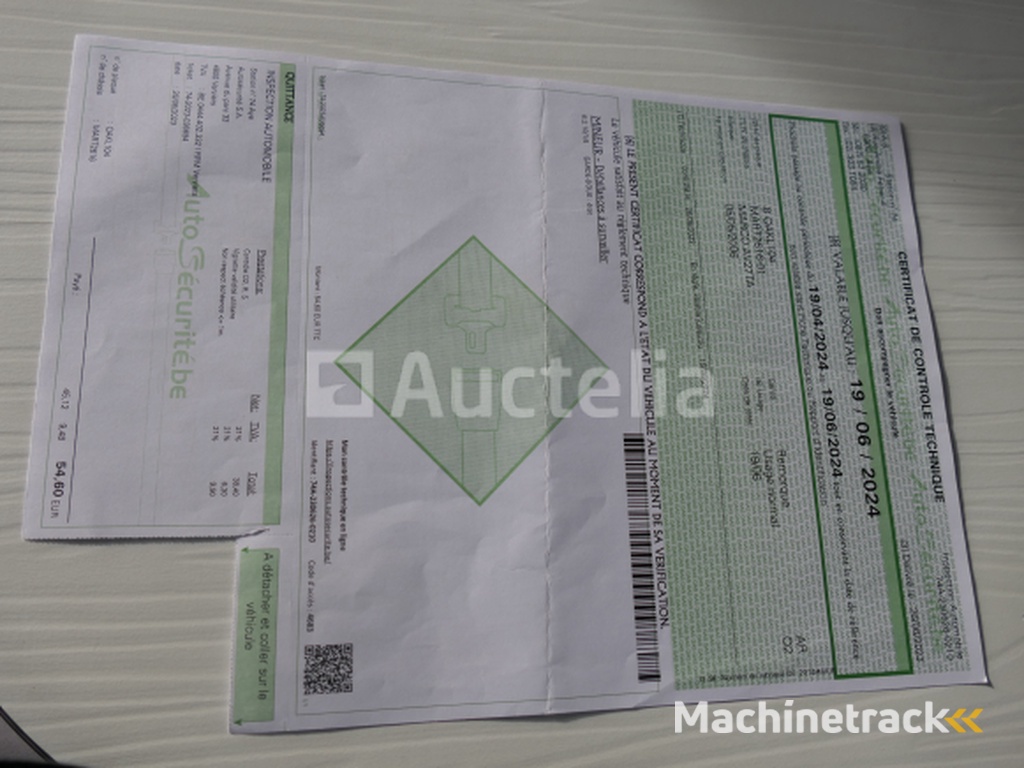 Marco AV27TA Dubbelassige Vaste Sideboard Aanhangwagen (VIN:MAPT2616)