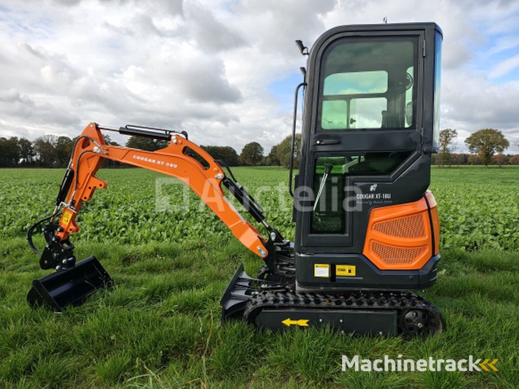 Cougar - 2025 - XT-18U - Minigraafmachine met Kubota motor D902