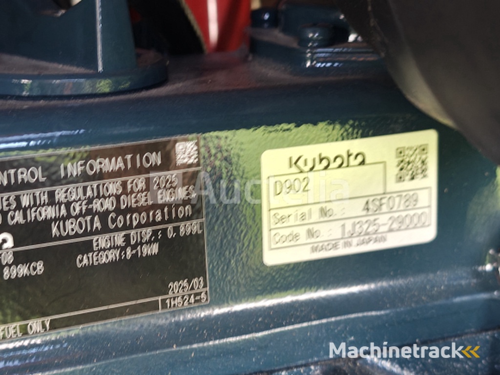 Cougar - 2025 - XT-18U - Minigraafmachine met Kubota motor D902