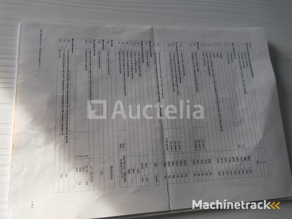 Ifor Williams 2Cb TT35 dubbelassige buigende aanhangwagen (VIN:SCKD00000J0752775)