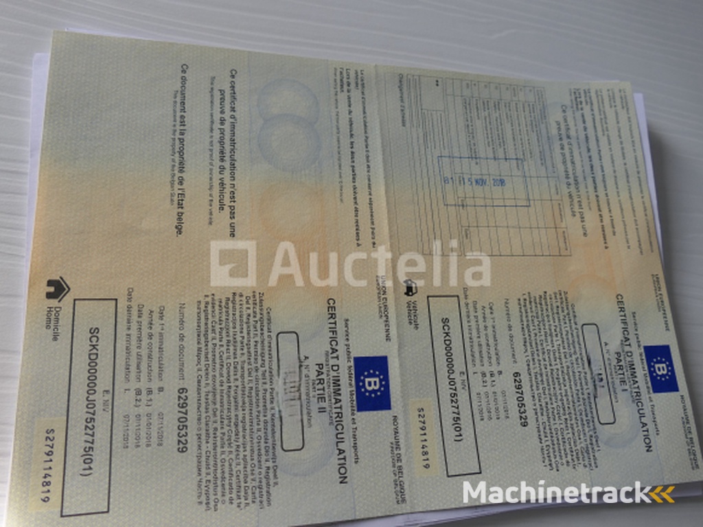 Ifor Williams 2Cb TT35 dubbelassige buigende aanhangwagen (VIN:SCKD00000J0752775)