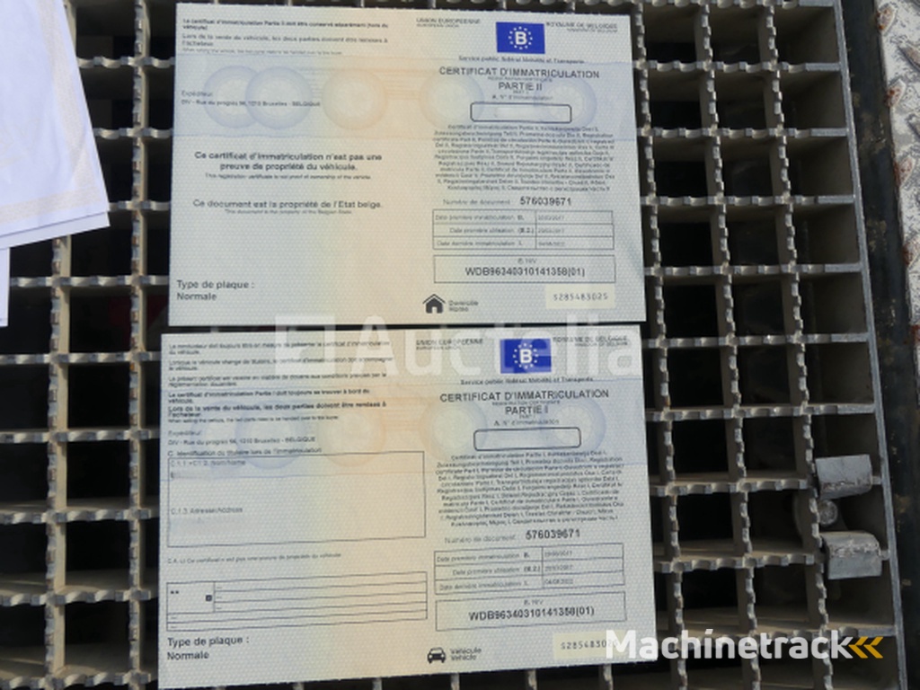 Mercedes-Benz Actros trekker (2017-690.339 km-VIN:WDB96340310141358)