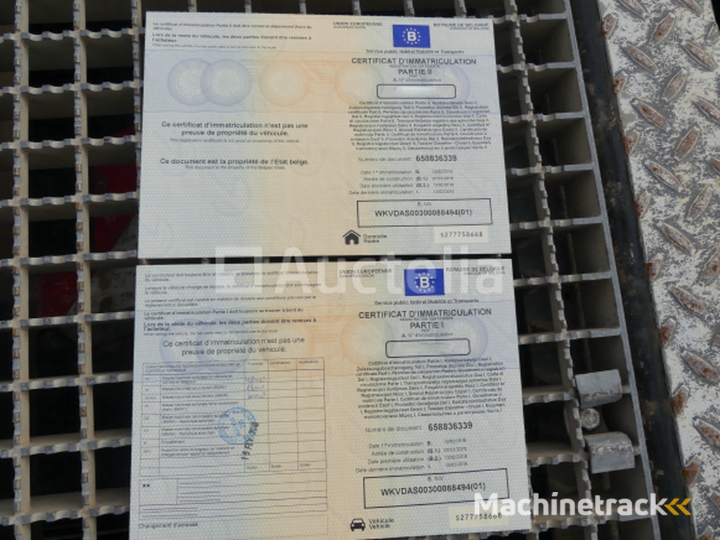 Kassbohrer Lowbed Trailer (2018-VIN:WKVDAS00300088494)