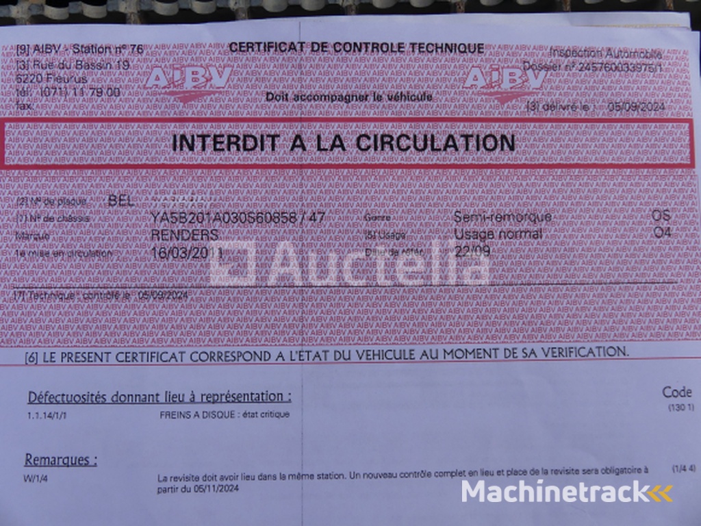 Oplegger Renders Renders (2011-VIN:YA5B201A030S60858)