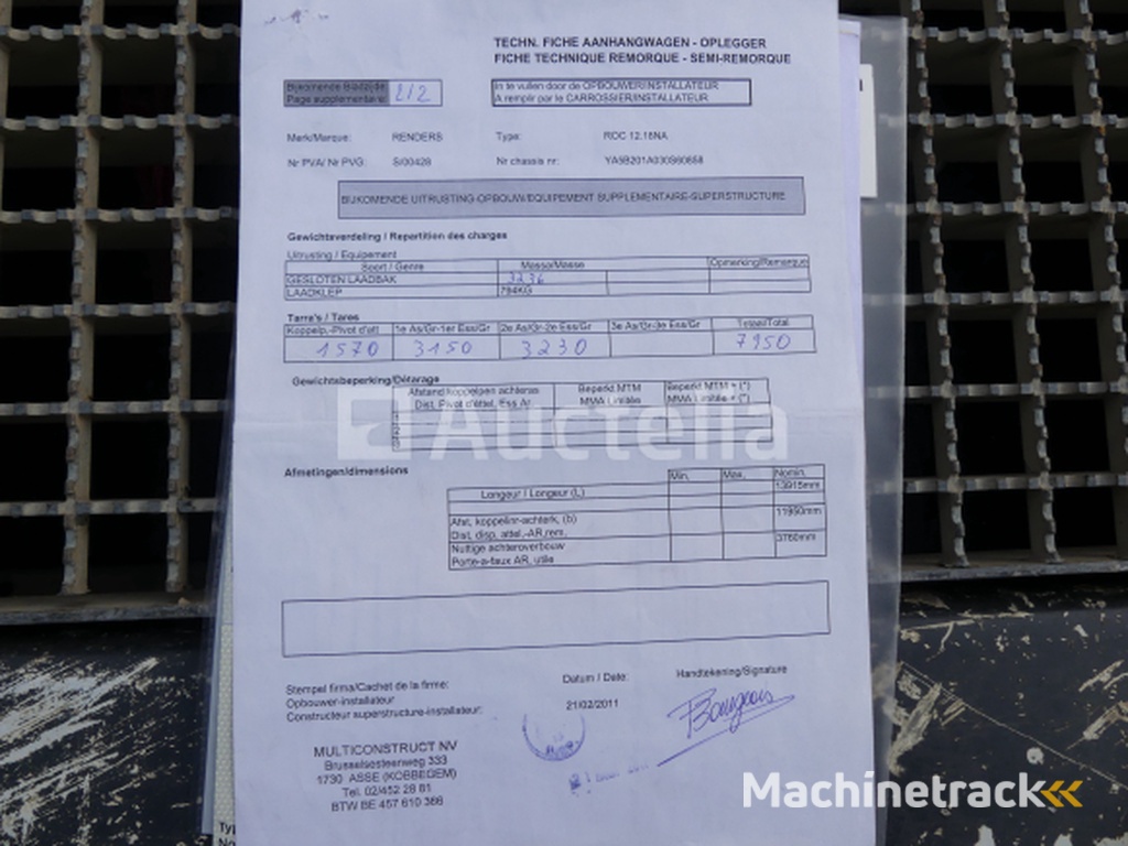 Oplegger Renders Renders (2011-VIN:YA5B201A030S60858)