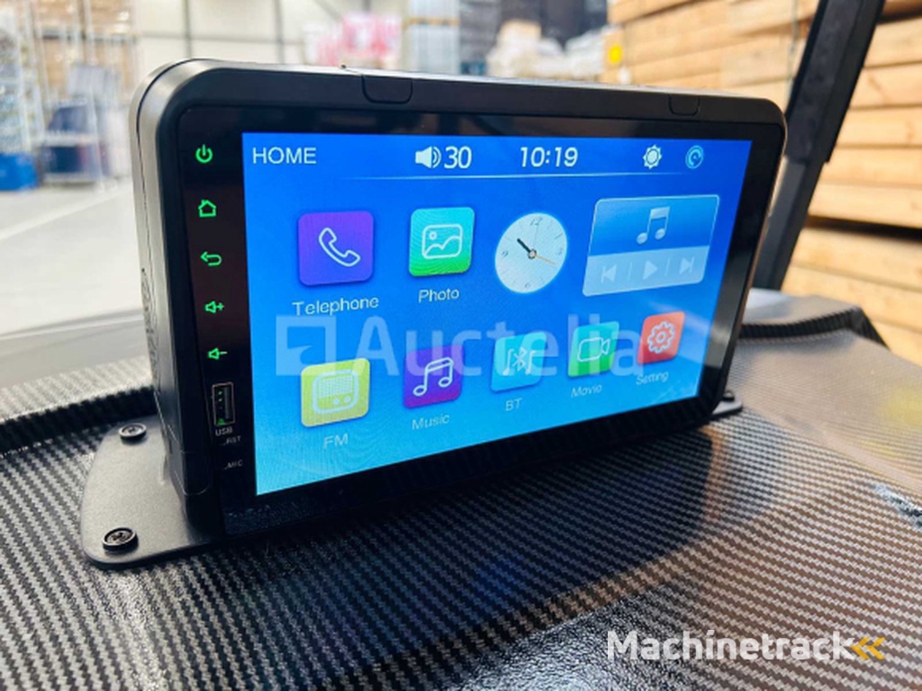 RTE - Golfkar met opslagbox Mat zwart