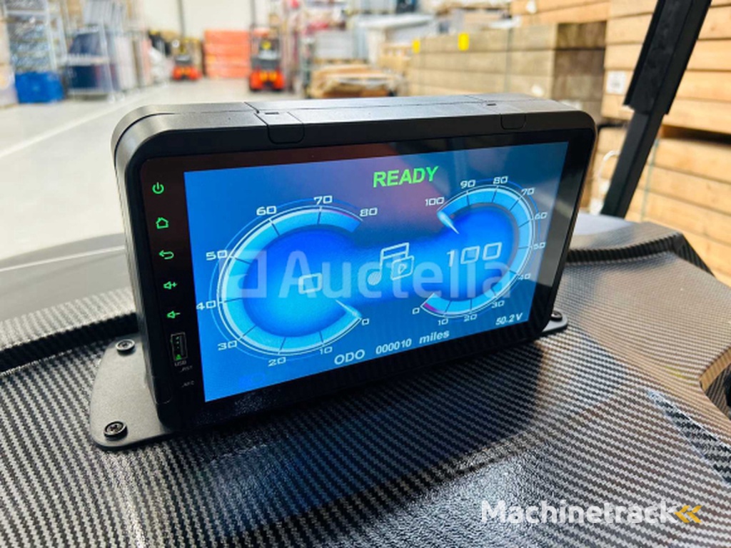 RTE - Golfkar met opslagbox Mat zwart