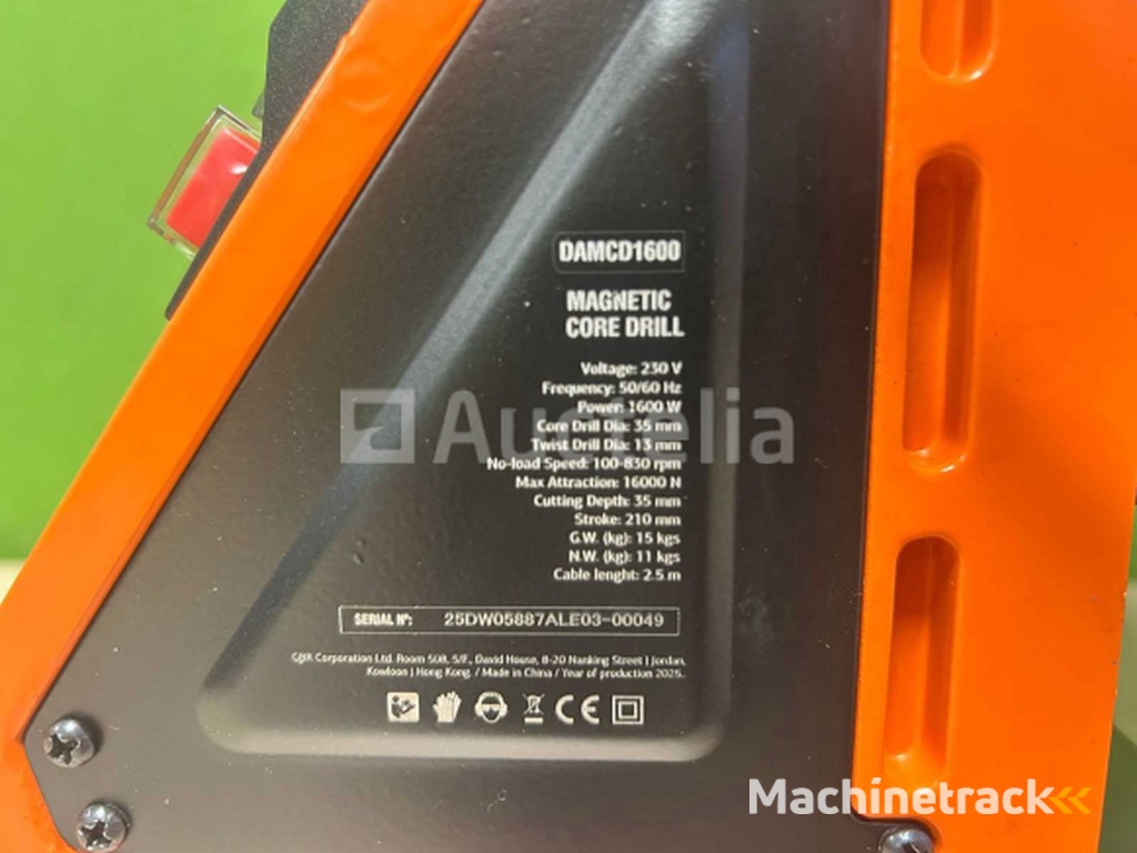 Daewoo - 2025 - DAMCD1600 - Magnetische boormachine