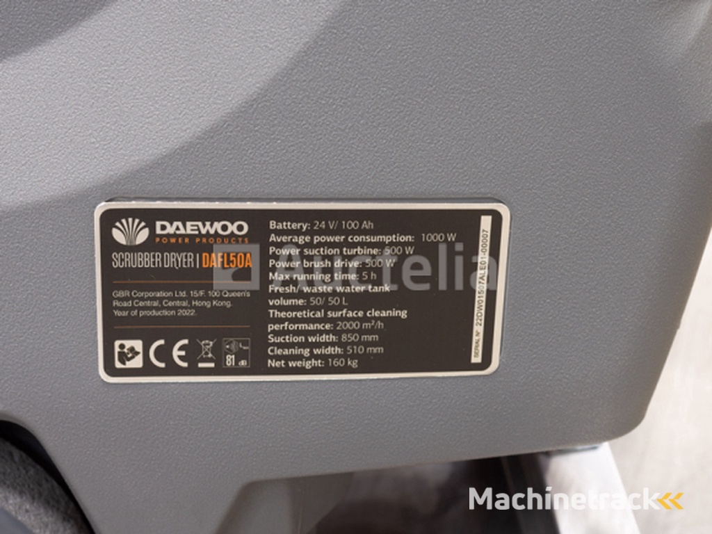 Daewoo DAFL50A schrobmachine