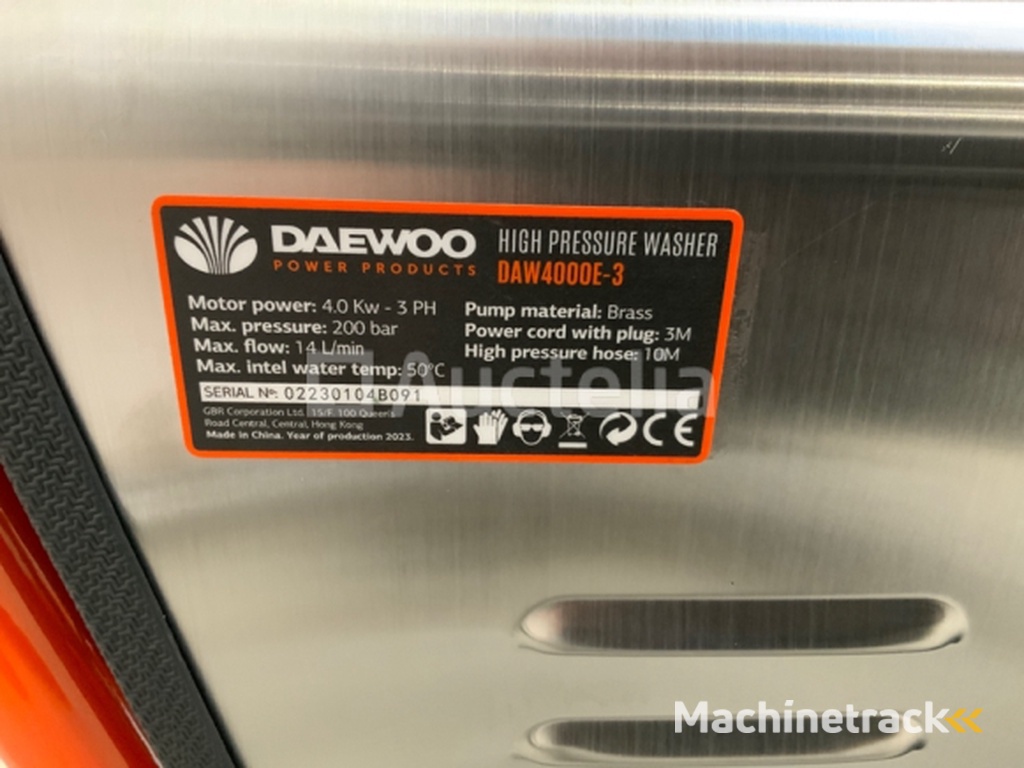 Daewoo DAW4000E-3 hogedrukreiniger