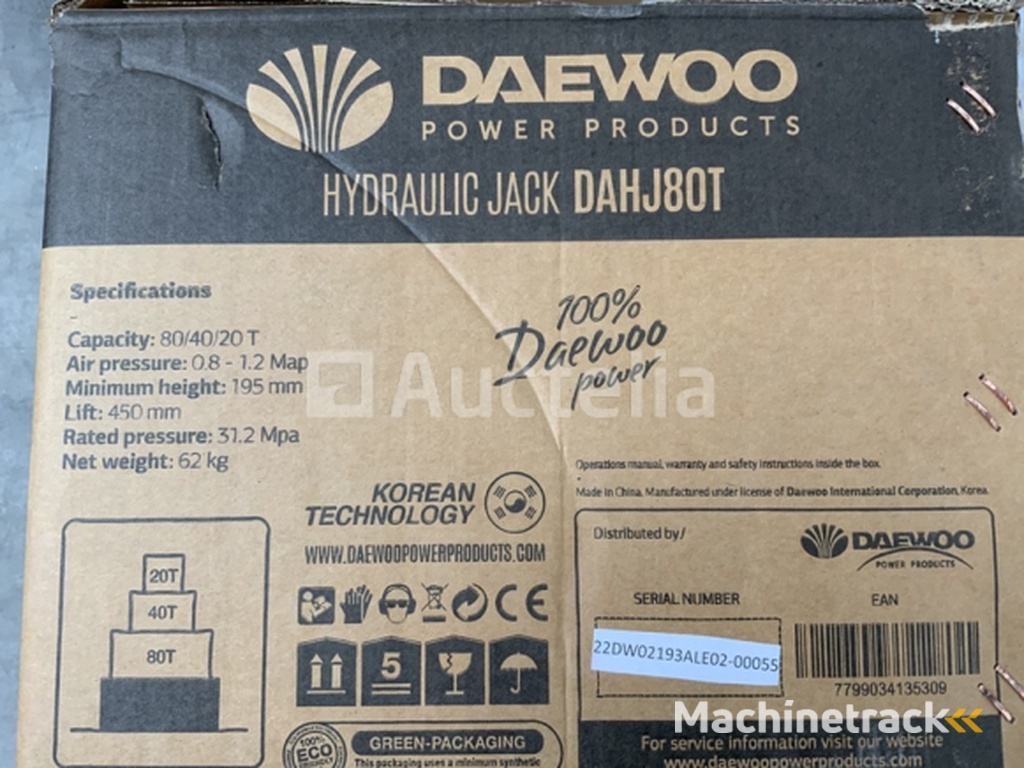 Daewoo 80T. DAHJ Garage krik